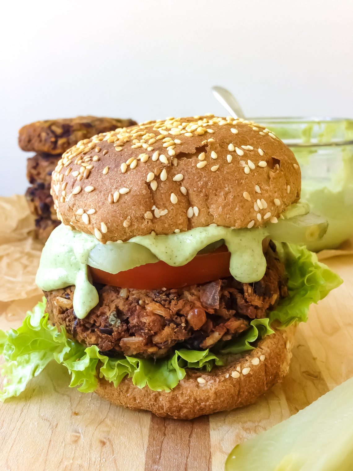 Smoky Barbecue Black Bean Burgers | Up Beet Kitchen