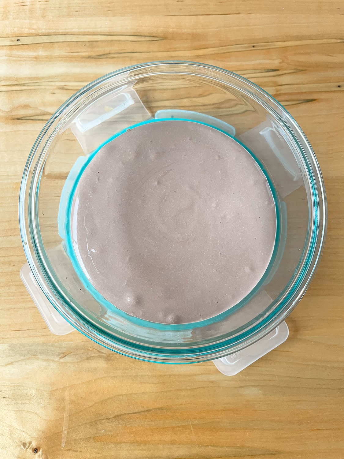 photo of the pudding in a container 