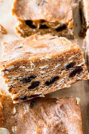featured image for the post, a close up photo of one of the protein bars